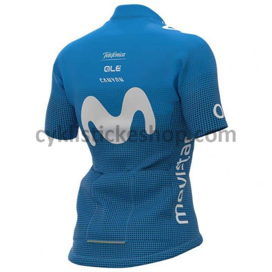 Cyklistický BIB Komplet 2021 Movistar Team Dámská M001