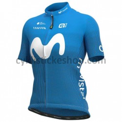 Cyklistický Dres s Krátkým Rukávem 2021 Movistar Team Dámská M001
