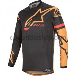 Motokrosové Dres s Dlouhými Rukávy 2020 Alpinestars Racer Tech Compass M002