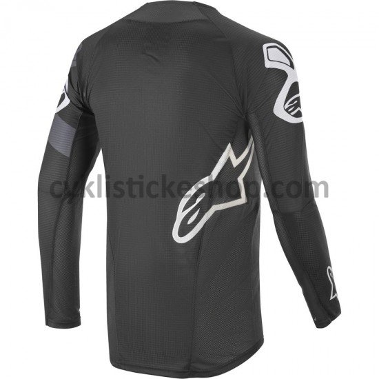 Motokrosové Dres s Dlouhými Rukávy 2020 Alpinestars Techstar Graphite M001
