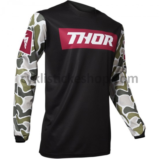 Motokrosové Dres s Dlouhými Rukávy 2020 Thor Pulse Fire M001