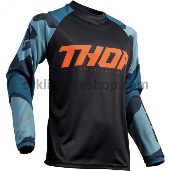 Motokrosové Dres s Dlouhými Rukávy 2020 Thor Sector Camo M001
