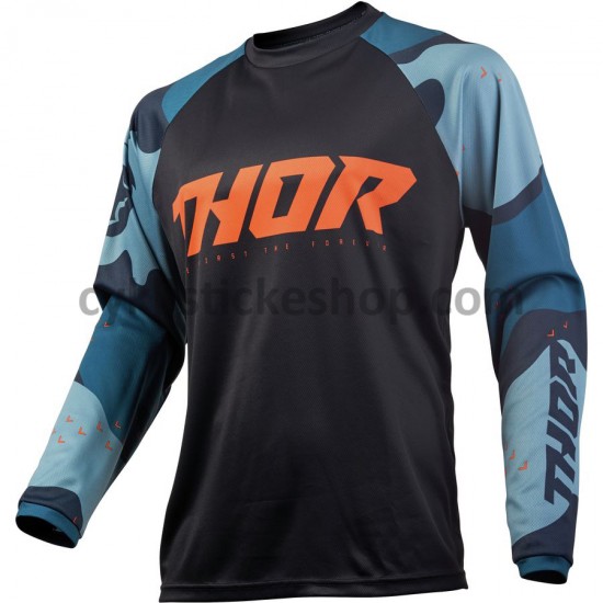 Motokrosové Dres s Dlouhými Rukávy 2020 Thor Sector Camo M001