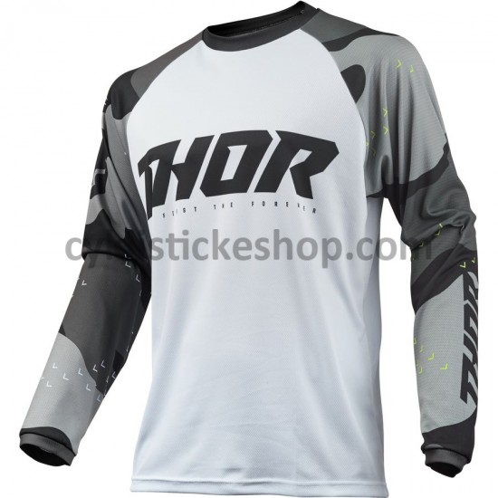 Motokrosové Dres s Dlouhými Rukávy 2020 Thor Sector Camo M002