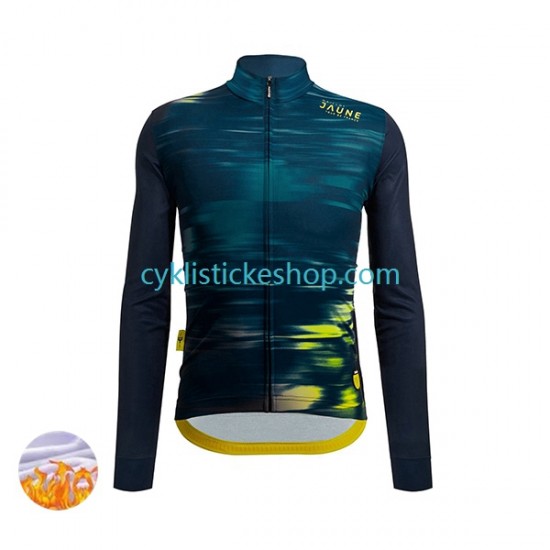 Thermo Cyklistický Dres 2022 Tour de France JAUNE Pánské N001
